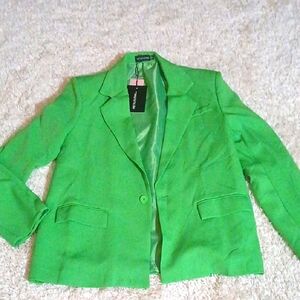 Green Blazer Pretty Little Thing